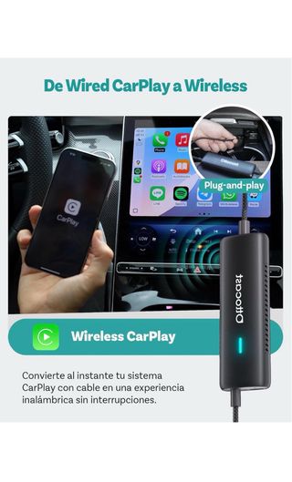 Ottocast Mirror Touch 2026 CarPlay Adaptador NUEVO