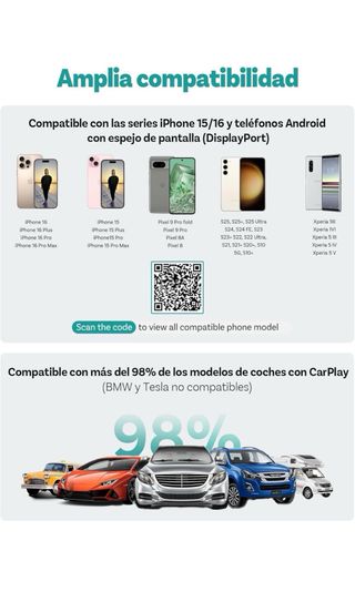 Ottocast Mirror Touch 2026 CarPlay Adaptador NUEVO