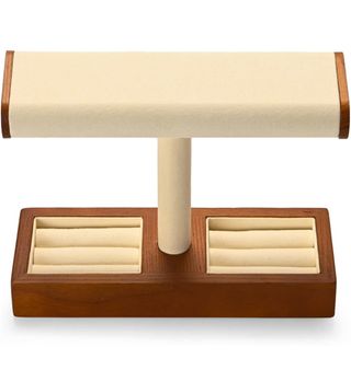 Soporte joyas madera maciza