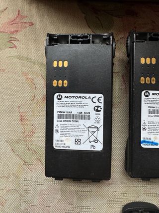 Lote 6 Baterías walkie cine Motorola PMNN4151AR
