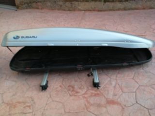 Barras portaequipaje + Baúl techo Subaru
