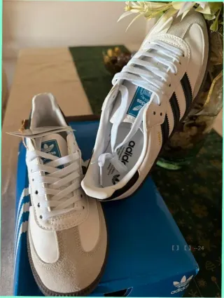 Adidas Samba OG Cloud White Core Black