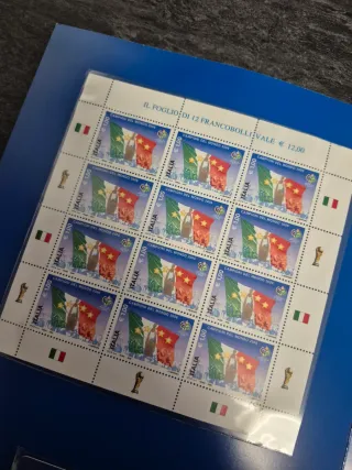 Cartella Filatelica Italia Campioni del Mondo 2006