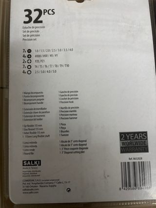 Kit Herramientas SALKI 32 Piezas y TFA Wander-Set