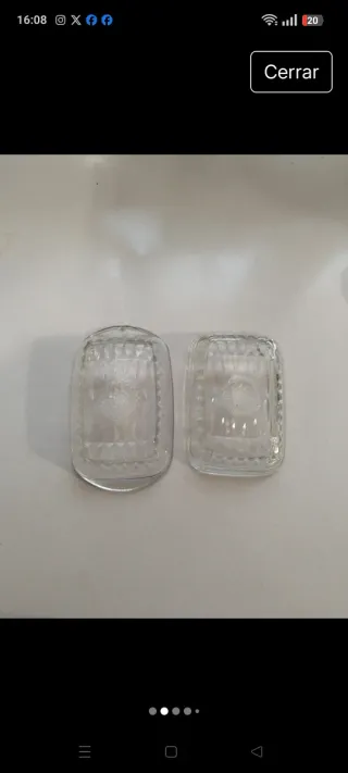 Recipiente Mantequilla Cristal Prensado