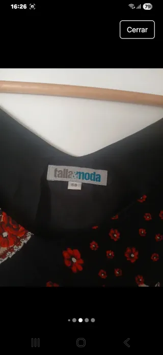 VESTIDO  TALLA GRANDE 58