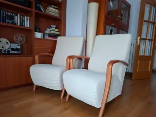 1 Butaca de diseño en haya maciza