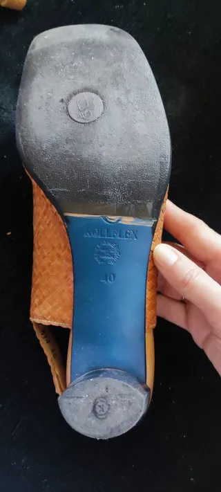 Zapatos de piel Kollflex talla 40