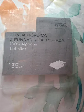 Funda Nórdica 2 Fundas Almohada Algodón