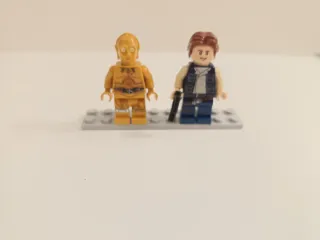 Lego Star Wars C-3PO y Han Solo Figuras