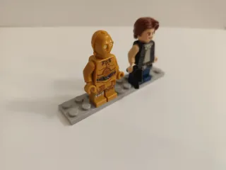 Lego Star Wars C-3PO y Han Solo Figuras