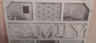 Marco de fotos FAMILY blanco