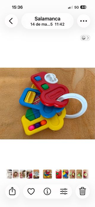 Sonajero de llaves Fisher-Price