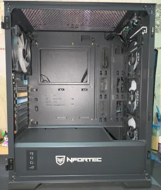 Torre Nfortec Nekkar ARGB Cristal Templado USB 3.0