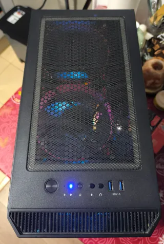 Torre Nfortec Nekkar ARGB Cristal Templado USB 3.0