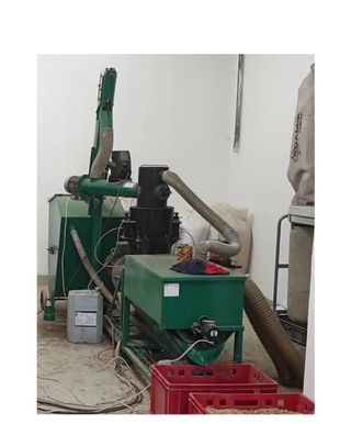 Línea de peletizadora industrial