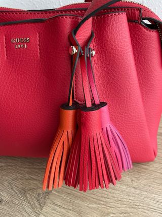 Bolso de mano Guess Rojo