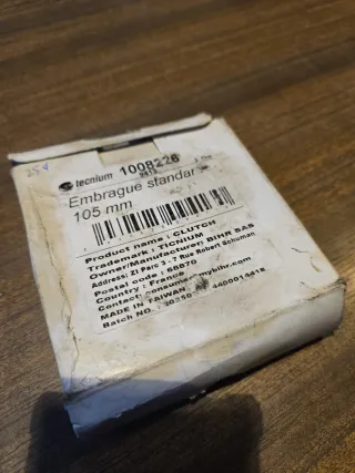 Embrague Yamaha/Aprilia/Malagutti 105mm