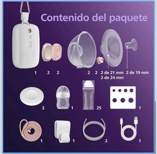 Sacaleches Eléctrico Doble Philips Avent Manos Lib