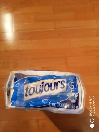 Pañales Toujours Junior Talla 5 (44 uds) 5 euros
