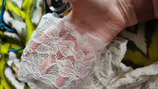 Blusa de encaje blanca