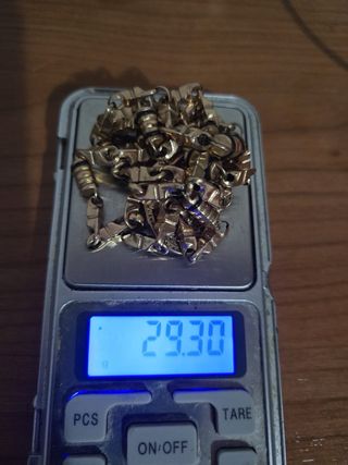 Se vende hermosa cadena de oro rosado rustica