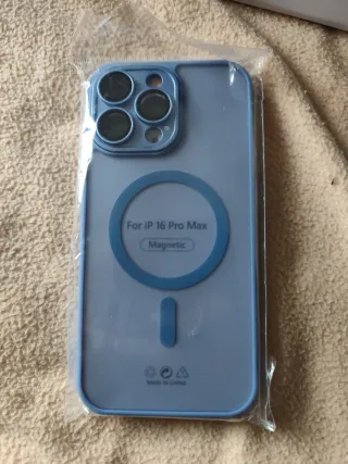 Capa Magnética iPhone 16 Pro Max Azul