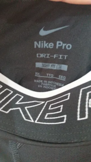 Mallas Nike Pro Hombre Negras