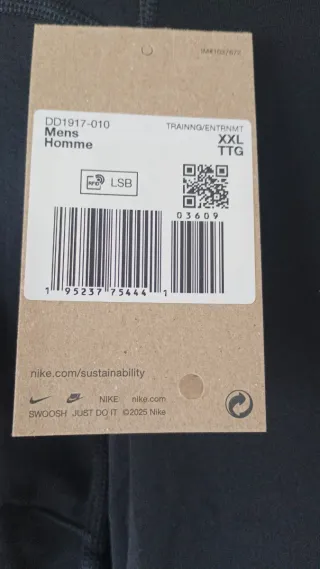 Mallas Nike Pro Hombre Negras