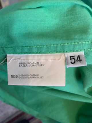 Camisa Versace Verde Talla 54 Algodón