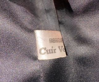 Gabardina Piel Marroqui Negra