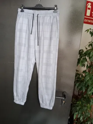 Pantalón chándal hombre Talla L cuadros