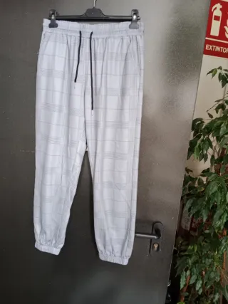 Pantalón chándal hombre Talla L cuadros
