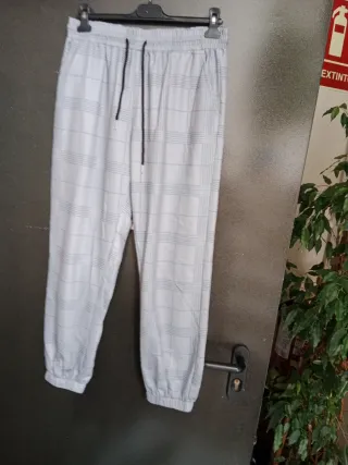 Pantalón chándal hombre Talla L cuadros