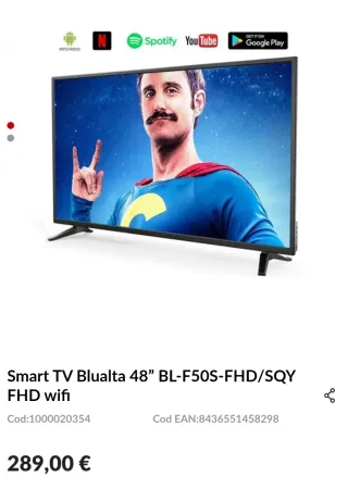 Smart TV Blualta 48 FHD