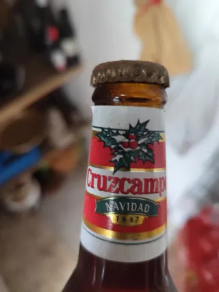 Collezione Bottiglie di Birra Cruzcampo Natale