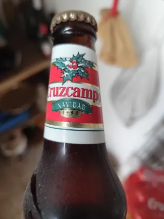 Collezione Bottiglie di Birra Cruzcampo Natale