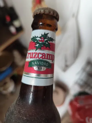 Collezione Bottiglie di Birra Cruzcampo Natale