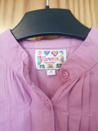 Blusa Flamenco Rosa Talla M