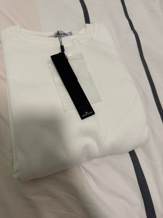 Sudadera Stone Island Blanca