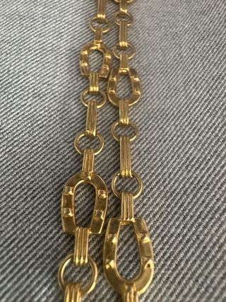 CADENA DE ORO 18 K ,29,33gr HERRADURAS.