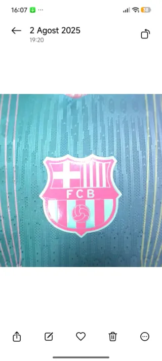 Camiseta Fútbol Edición Escpecial Azul/Multicolor