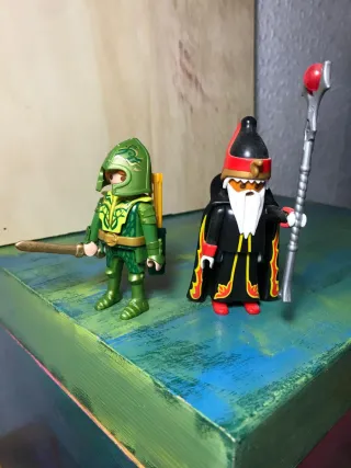 Playmobil Guerrero Elfo  y Mago