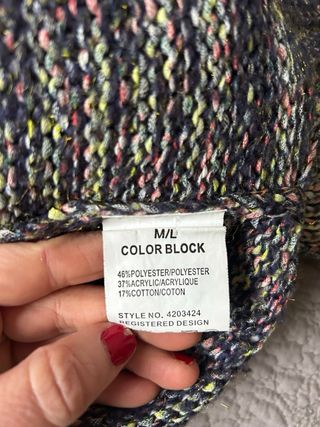 Jersey Colorblock Talla M/L