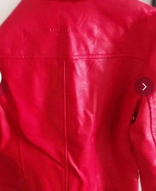 Chaqueta cuero roja Pepe Jeans XS