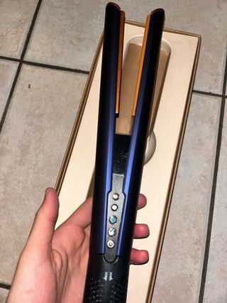 Dyson Airstrait Piastra Asciugacapelli Blu