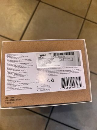 Dyson Airstrait Piastra Asciugacapelli Blu