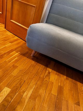 Sofá Cama Maison du Monde Azul/Verde agua.