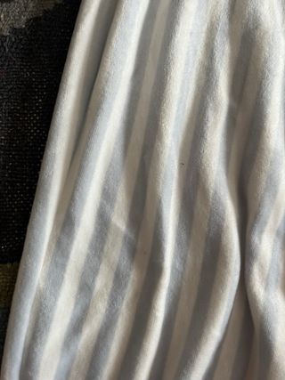 Pantalón pijama rayas celestes y blancas