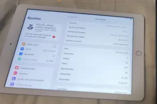 iPad 6ª Gen 32 GB con Ranura SIM